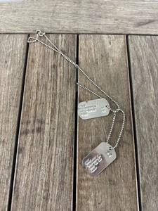Vintage Naval Aviator Dog Tags Killed In Crash 
