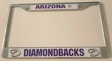 Arizona Diamodbacks Booster License Plate Frame METAL