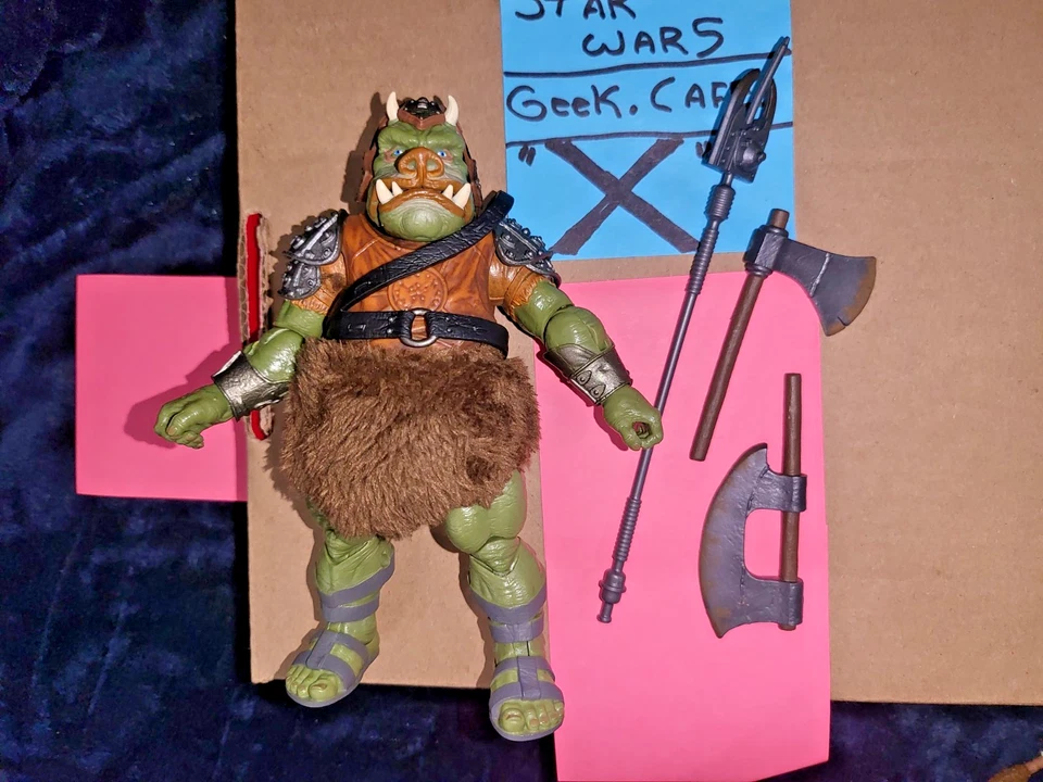 HASBRO Star Wars Black Series Gamorrean Guard 6" Jabba Palace ROTJ Complete X14 - Image 3 of 4