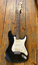 Gremlin Stratocaster Electric Guitar Black Solid Body 6-String RH 21F 1981