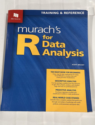 Murach s R for Data Analysis Scott McCoy Programming Data Science Book  