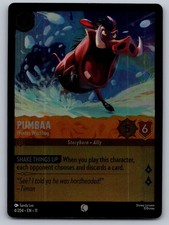 Pumbaa - Winter Warthog 4/204 Common Winterspell Lorcana Cold Foil Near Mint