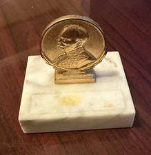 John Philip Sousa Band Award Medal Trophy on Marble Base vintage 