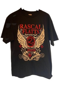 Rascal Flatts 2012 Unchanged Tour Tee Shirt Size Medium Excellent Pre-Owned 