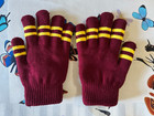 For Potter Fans Wizard Academy House Red & Gold Cosplay Costume Gloves