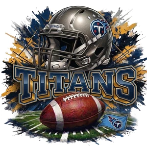 American Football Tennessee Titans Self Adhesive Vinyl Sticker