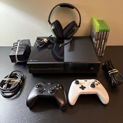 Microsoft Xbox One Console Black 512 GB   Model 1540 BUNDLE - Tested & Working