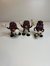 California Raisins Figure Singer Singing Raisin CALRAB 1987 Vintage Plus 2 More