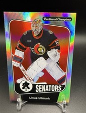 2024-25 Parkhurst Champions RAINBOW FOILBOARD Linus Ullmark #186 Senators