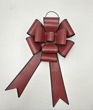 Southern Living Dillards Christmas Large metal bow Door hanger NWOT