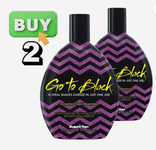 Supre Tan Go To Black Dark Maximiser Flasche 350ml x2