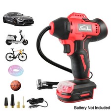160PSI Cordless Tire Inflator for Milwaukee 18V Battery, Portable Air Compressor