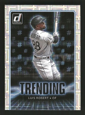Luis Robert 2021 Donruss #TR9 Trending Vector Chicago White Sox
