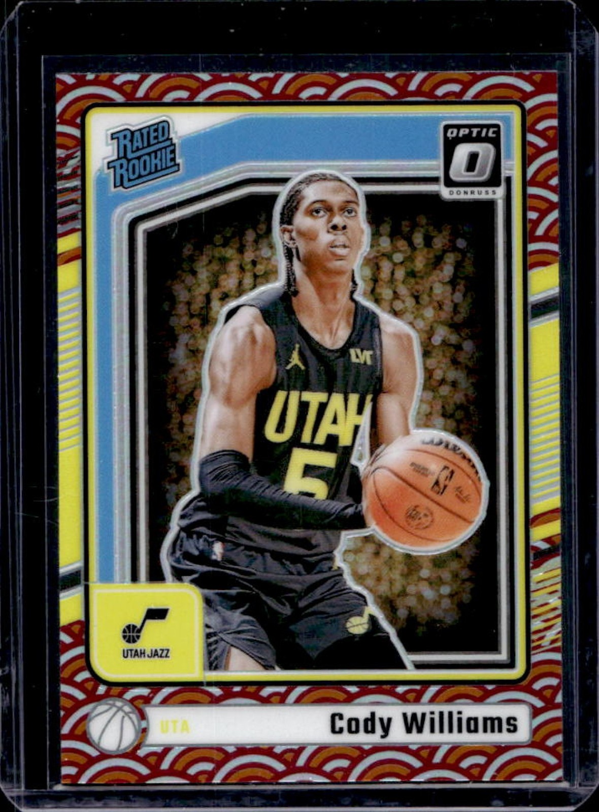 2024-25 Donruss Optic Cody Williams Rated Rookie Photon RC #298 Jazz