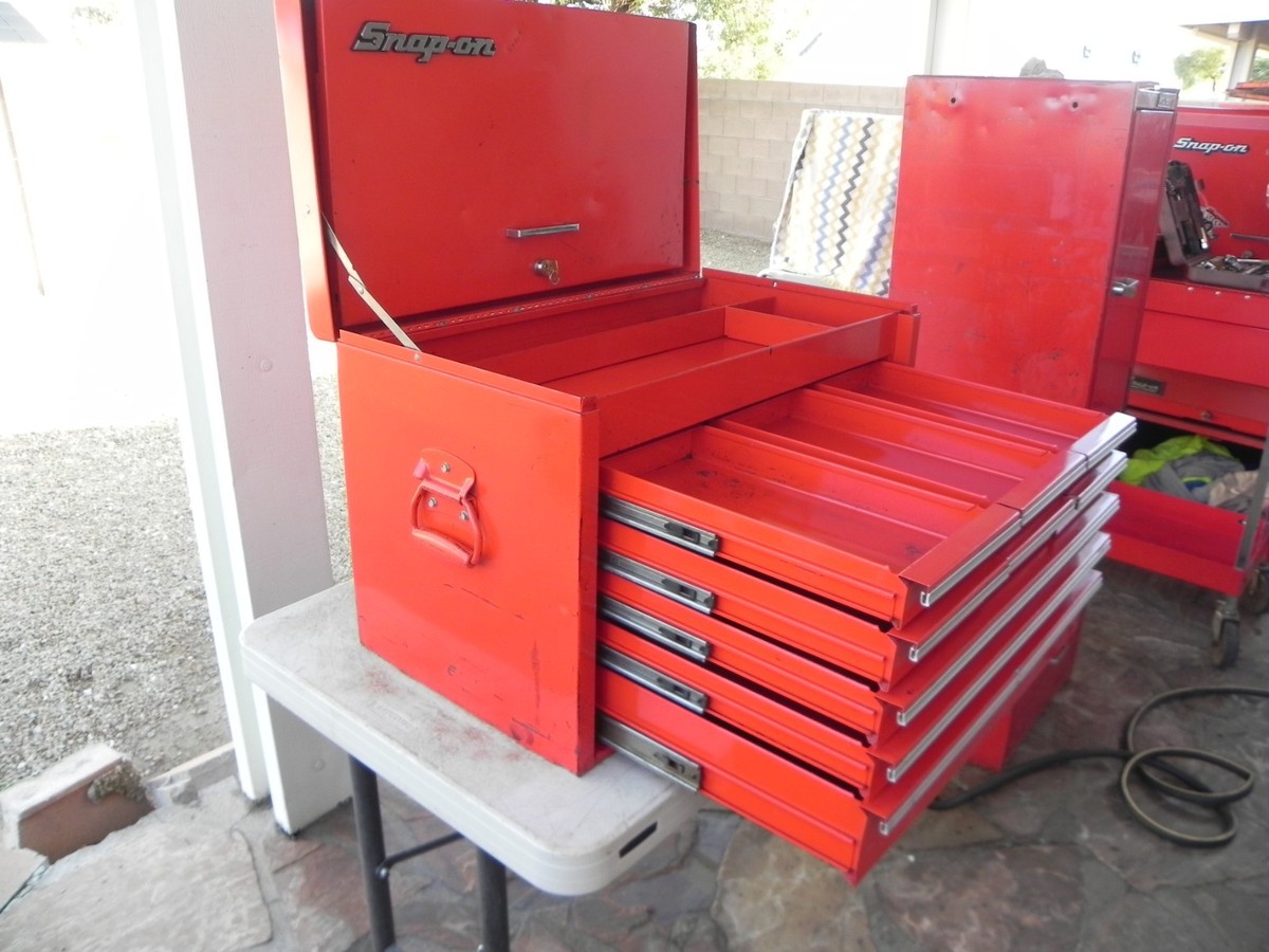 Snap-On KRA59J 9 Drawer Flip Top Chest Red 26'' Wide 1 Key USA