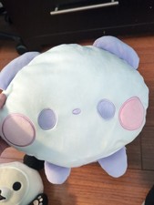 Purple White Korokoro Panda Bear Pillow Plush XL Mochi Stackable 17