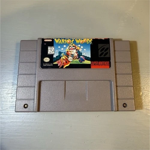 Wario's Woods for Super Nintendo Tested Working