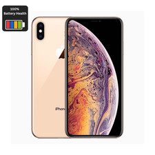 Apple iPhone XS Max 256GB Gold - Unlocked - 100% Battery Health - Very Good,