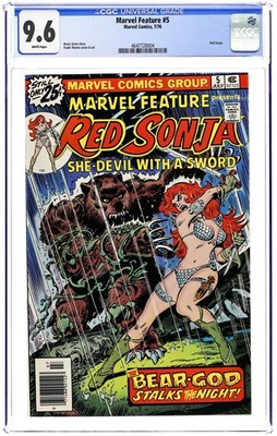 Marvel Feature #5 CGC 9.6 1976 4647728004
