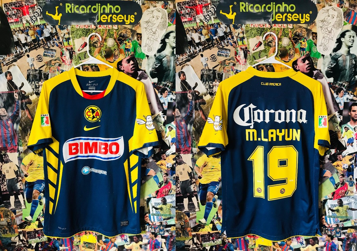RARE Nike Club America Away Soccer Football Jersey 2010 2011