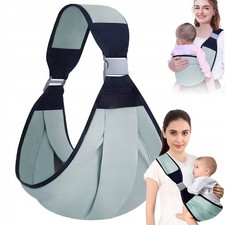Babytrage Tragegurt für Neugeborene bis Kleinkinder Tragetuch bis 2 Jahre Baby