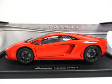 MOTOR MAX - LAMBORGHINI AVENTADOR LP700-4 (ORANGE) - 1/18 DIECAST