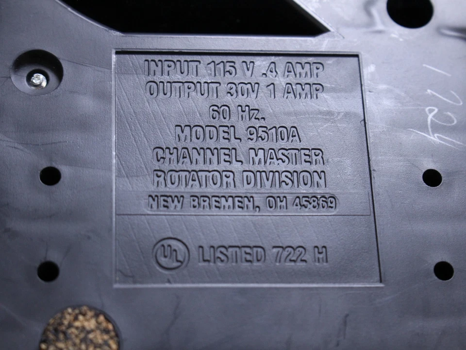 复古 Channel Master 型号 9510A 自动天线旋转器 控制 电视 HAM CB — 第 4/4 张图片