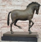 Tang Caballo por Barye Art Déco Moderno Bronce Escultura Figura Caliente Reparto