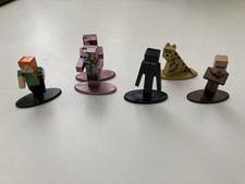Mojang Minecraft Jada Nano Metalfig Die Cast Mini Blind Bag Figures x 5 Alex