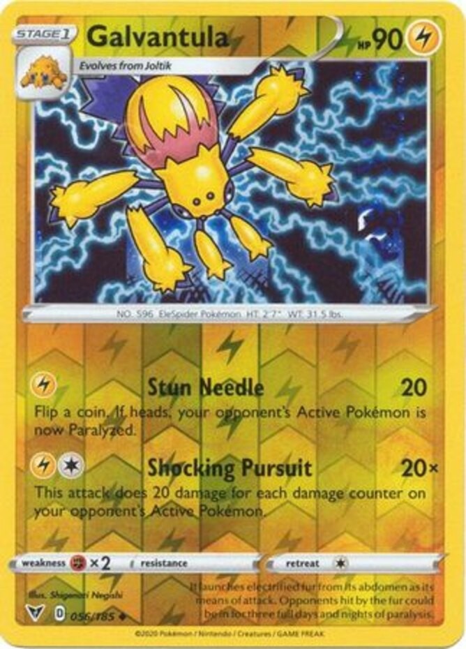 Galvantula - 056/185 - Uncommon - Reverse Holo - Lightly Played