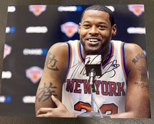 Marcus Camby Signed 8x10 Photo NY Knicks 