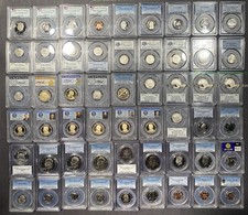 54 PCGS Graded Coin Collection Lot