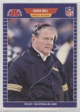1989 Pro Set Chuck Noll (One of Only Three on Back) #355 HOF 10r3