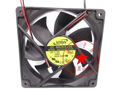 1PC ADDA AD1212XB-A71GL 0.65A 12025 12V 12CM chassis cooling fan  *mc