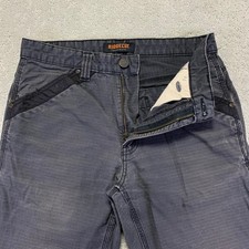 Ridgecut Tough Wear Mens Pants 32x32 Grey Cargo Workwear Utility Distressed