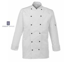 Le Chef Executive Chefs Jacket Unisex Short Sleeve Professional Kitchen Uniform