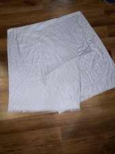 FENDI FF Monogram Periwinkle Scarf Wrap Shawl 64 X 26 Excellent Condition