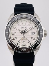 Seiko Prospex Samurai Diver 200m Automatic White Dial 45mm Watch BEAUTIFUL! 4