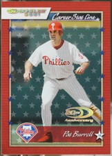 2001 Donruss #29 Pat Burrell Stat Line Career /260 Baseball NM