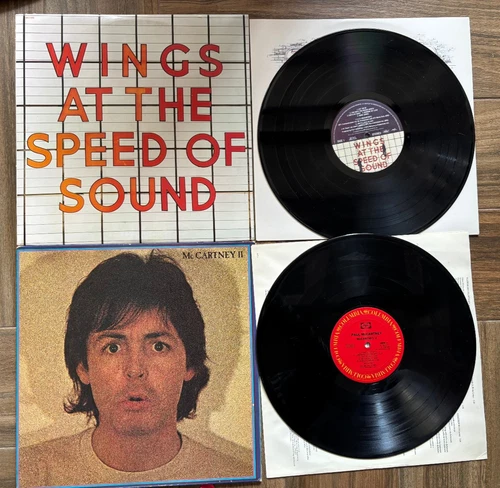 Lot of 2 Paul McCartney LP's - McCartney II + Wings At the Speed of Sound