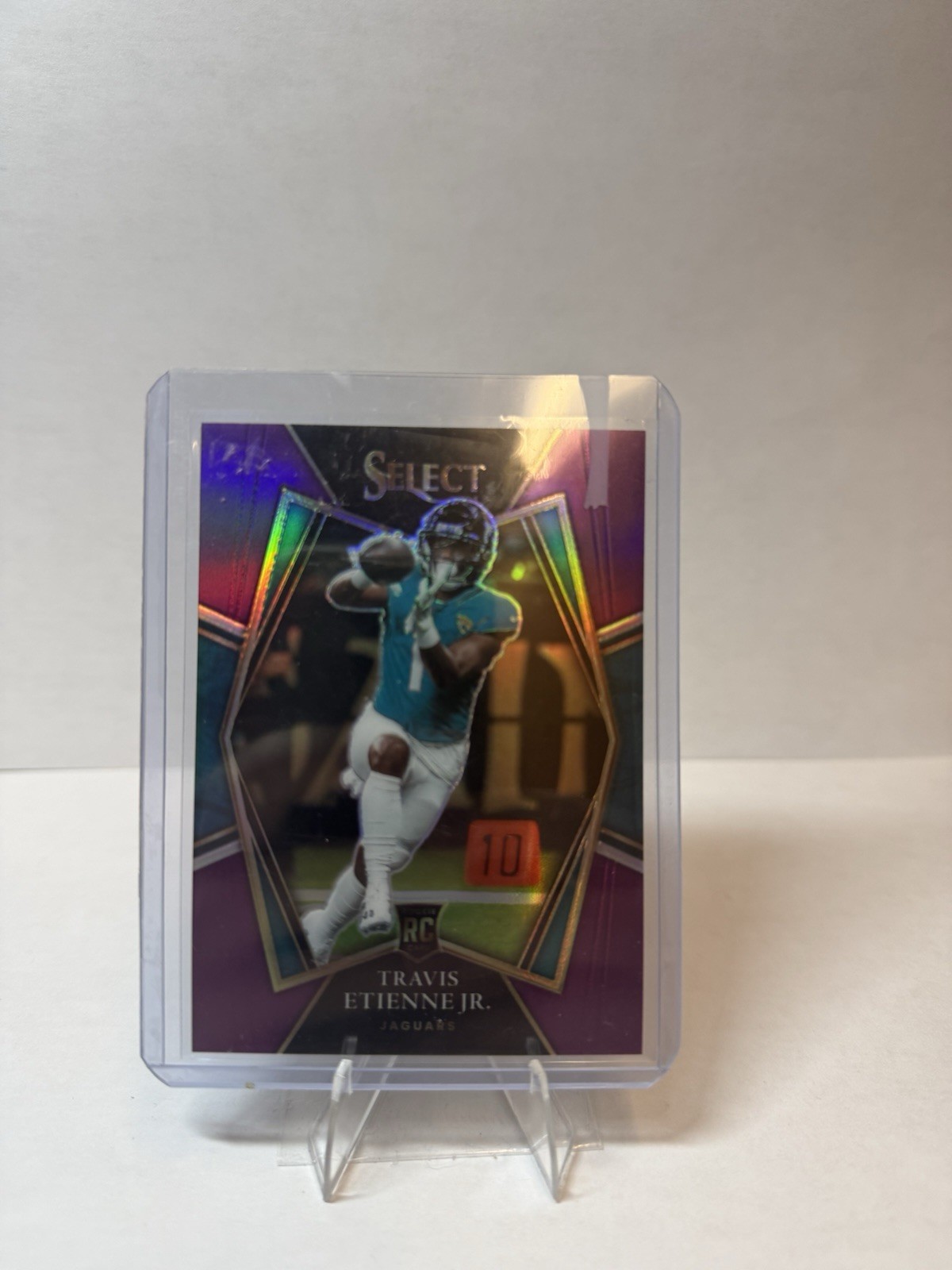 2021 Select /75 Premier Level Purple #54 Travis Etienne Jr Jaguars Rookie Rc