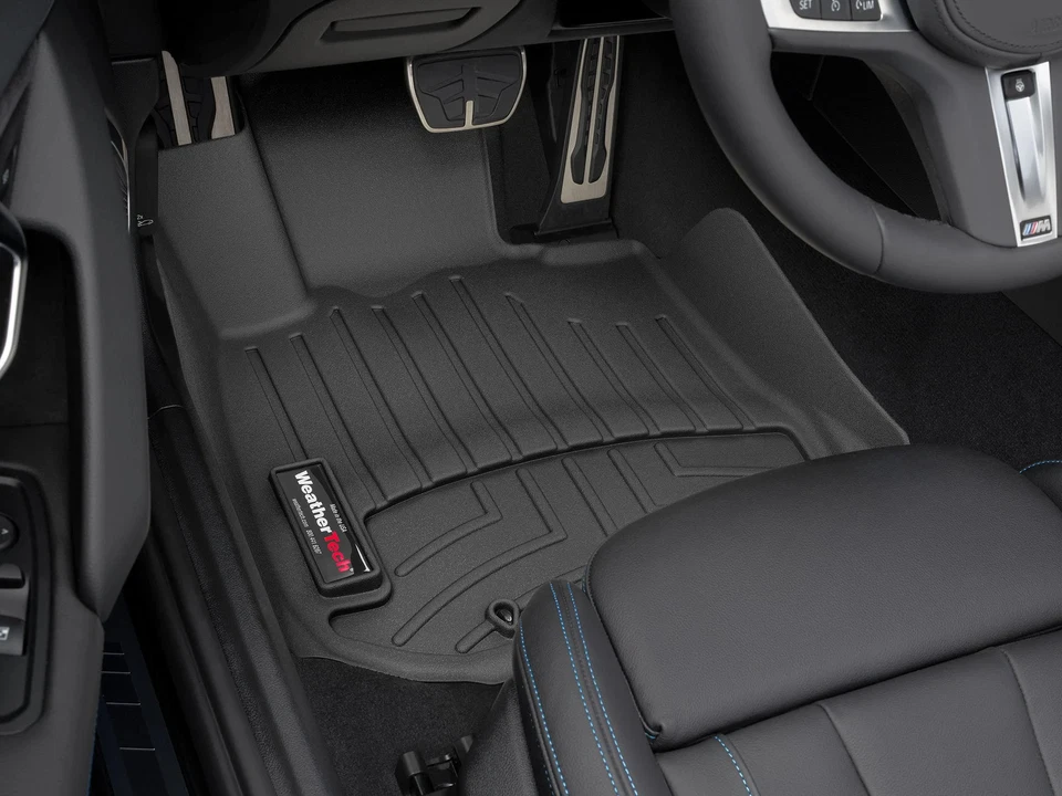 Forro de piso WeatherTech para BMW Z4 30i 2019-2025 - primera fila, negro Foto 2 de 4