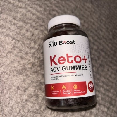 X10 Boost Keto ACV gummies, X10 Boost Gummies Weight Loss (60 Gummies) Exp1/2026