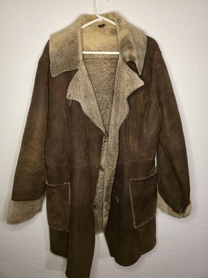 Miller Sheepskins Vintage Aviator Style Jacket size large British made