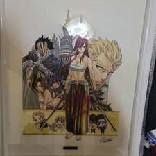 Hiro Mashima FAIRY TAIL Signed Art Print Fairy Dance Artvivant Exhibition UNUSED