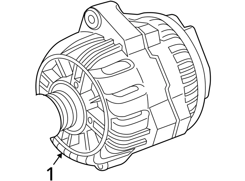 Alternador 180 amperios compatible con 06-10 BMW 550i 6744590 Foto 4 de 4