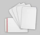 White All Board Envelopes All Sizes Cardboard Strong Mailer - C3 C4 C5 DL Square