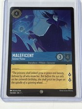Disney Lorcana First Chapter Maleficent Sinister Visitor Foil 150/204 Free Ship
