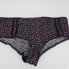 JMS Just My Size Black Polka Dot Panties Hipster Briefs Microfiber 11