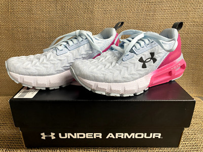 NIB Under Armour 3024480-301 Women's HOVR Mega 2 Clone Blue/White Athletic Shoe